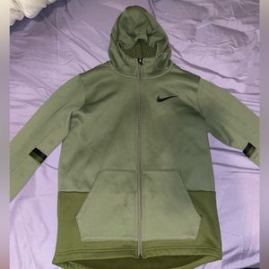 Nike Elite Olive Green Zip Up